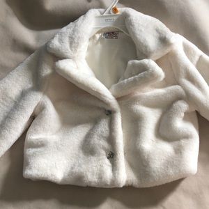 Girls faux fur jacket